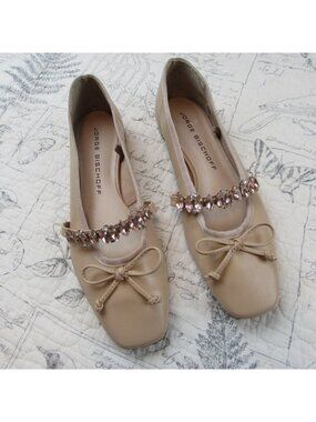 Perfect Brazil Jorge Bischoff Romanitc jewels leather ballet flats coquette 6